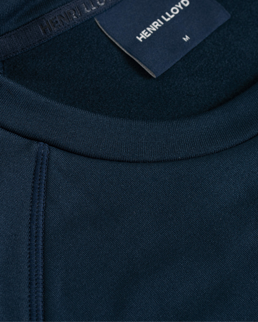 Heren | Truien | Henri-Lloyd | Henri Lloyd Fremantle Stripe Crew Neck Sweatshirt Navy Blue