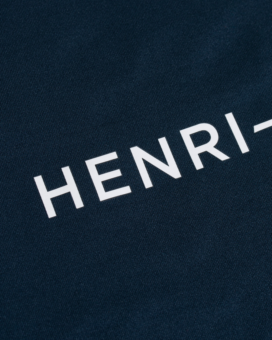 Heren | Truien | Henri-Lloyd | Henri Lloyd Fremantle Stripe Crew Neck Sweatshirt Navy Blue