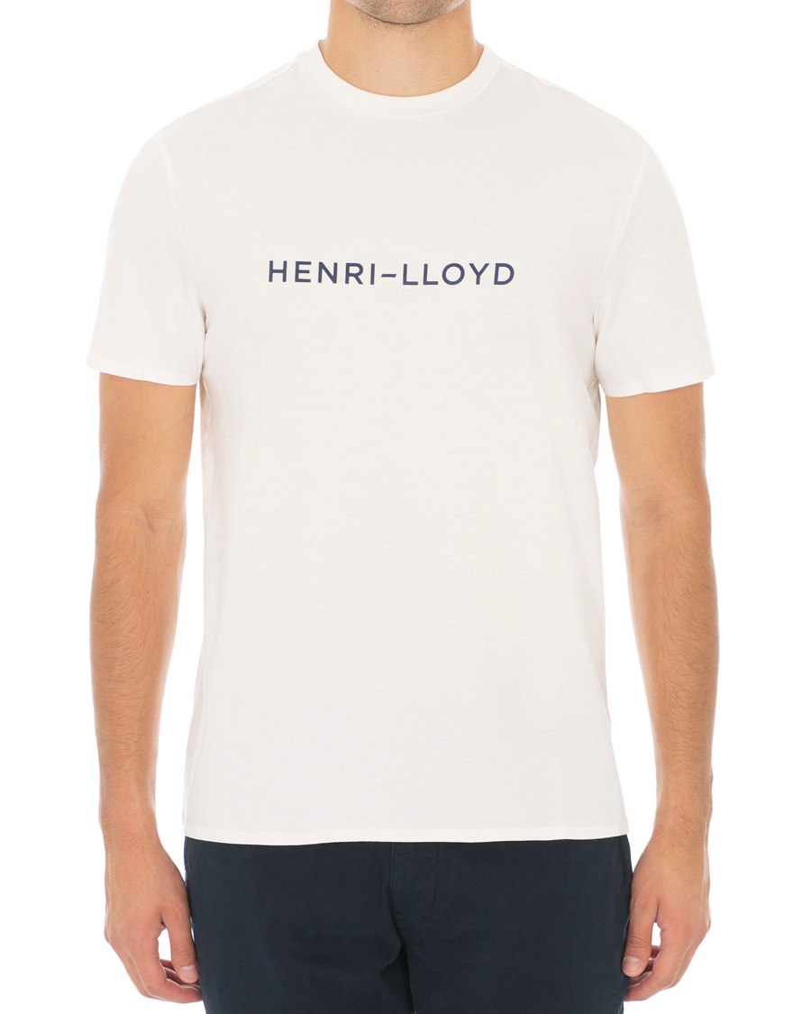 Heren | T-shirts | Henri-Lloyd | Henri Lloyd Fremantle Stripe Crew Neck Tee Cloud White