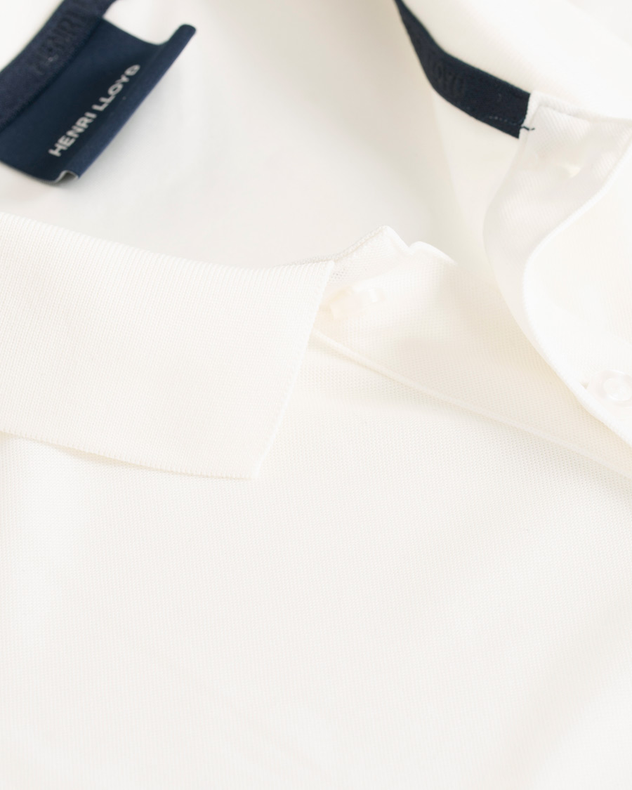 Heren | Polo's | Henri-Lloyd | Henri Lloyd Fremantle Stripe Polo Cloud White