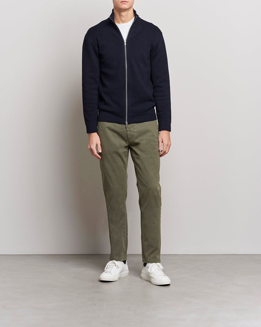 Heren | Broeken | NN07 | Marco Slim Fit Stretch Chinos Army Green