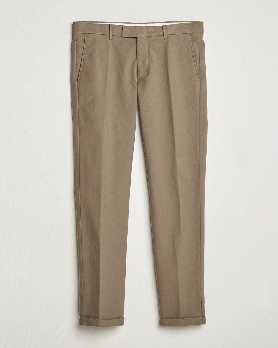 Heren | Broeken | NN07 | Scott Regular Fit Stretch Trousers Khaki
