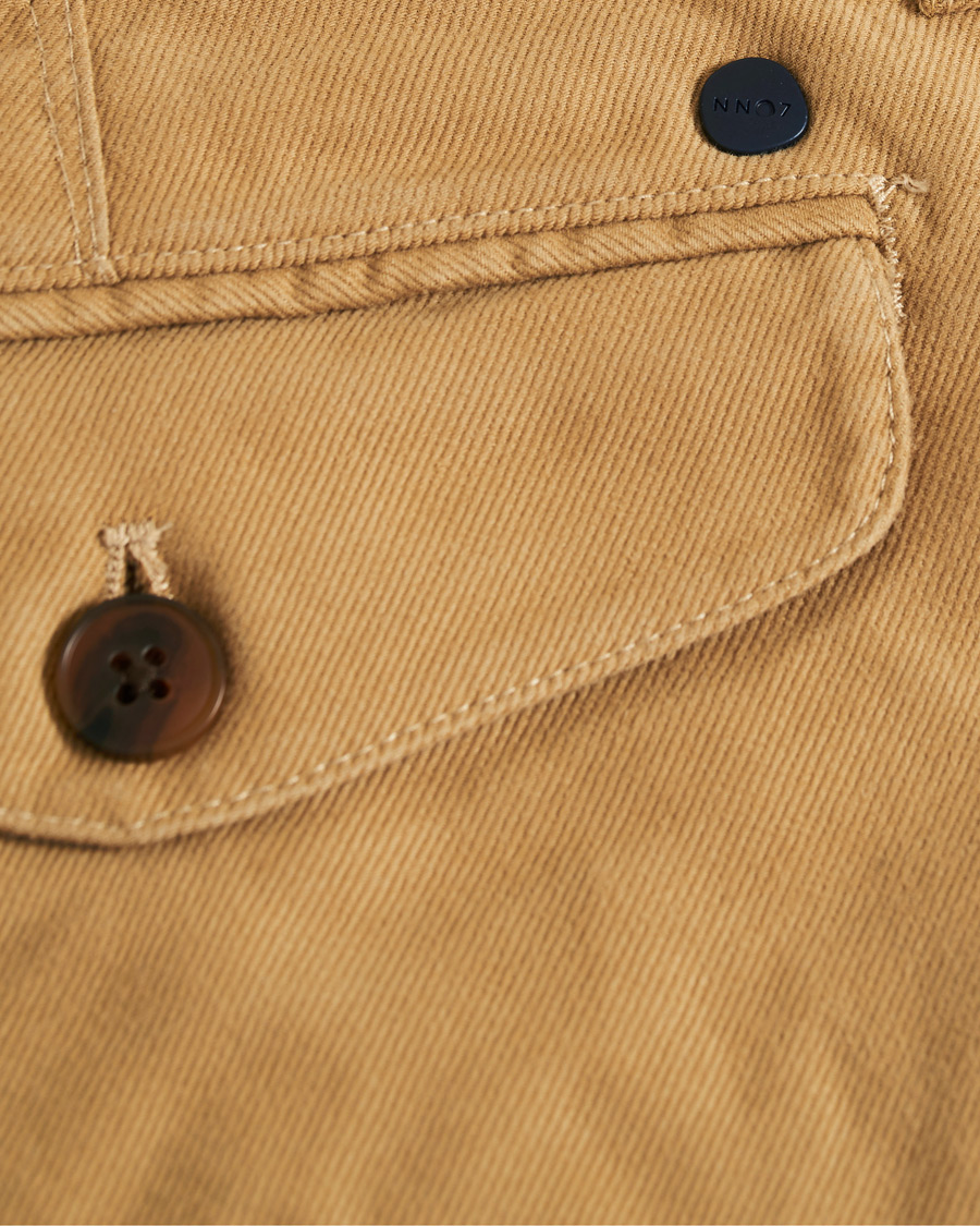Heren | Broeken | NN07 | Steven Regular Fit Stretch Chinos Khaki