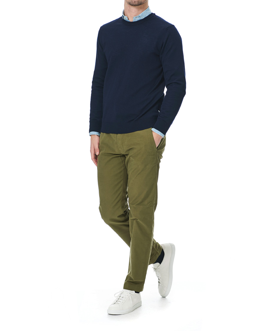 Heren | Broeken | NN07 | Steven Regular Fit Stretch Chinos Moss Green