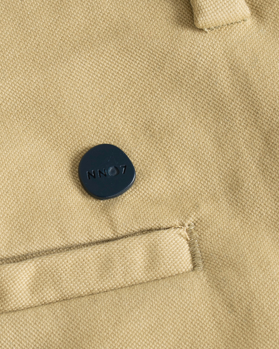 Heren | Broeken | NN07 | Theo Regular Fit Stretch Chinos Sand Khaki