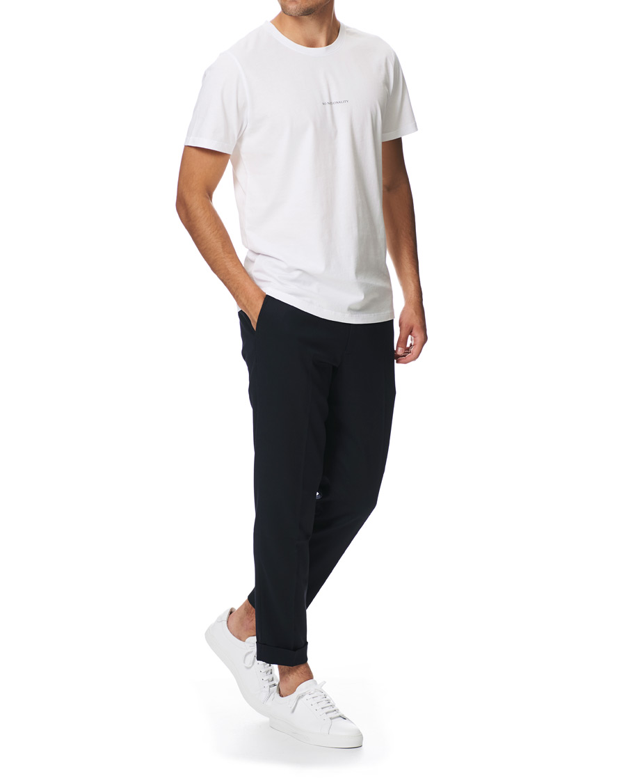 Heren | T-shirts | NN07 | Ethan Printed Crew Neck Tee White