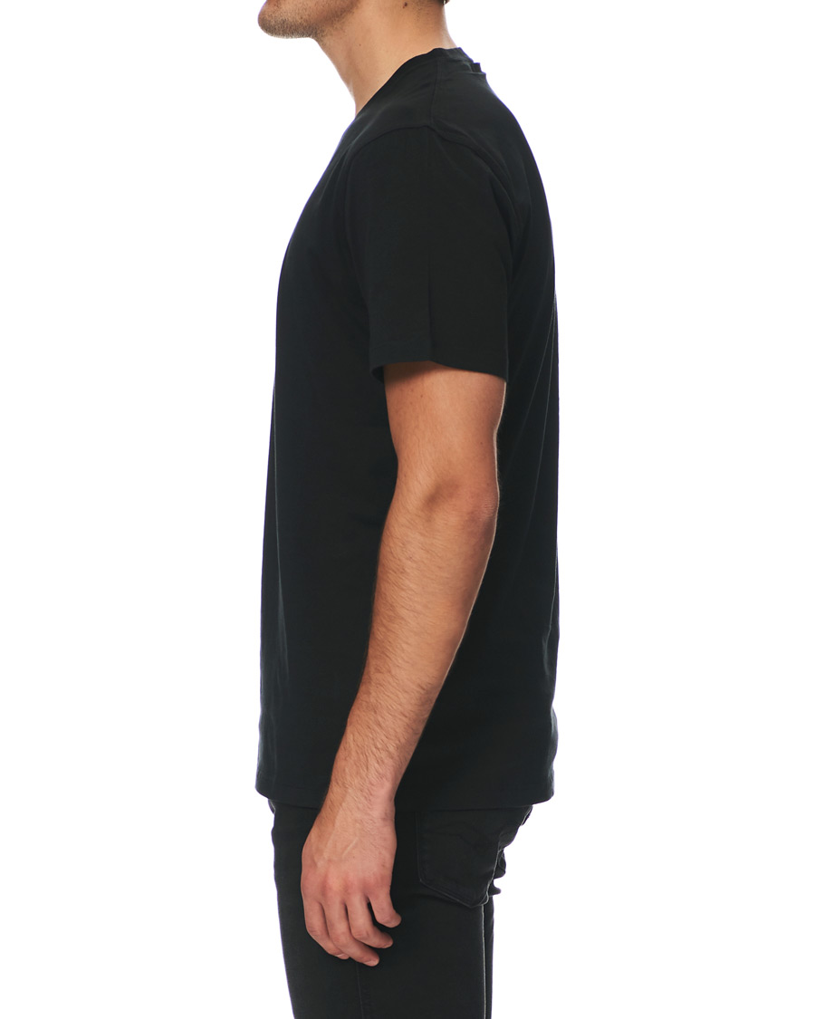 Heren | T-shirts | NN07 | Ethan Printed Crew Neck Tee Black