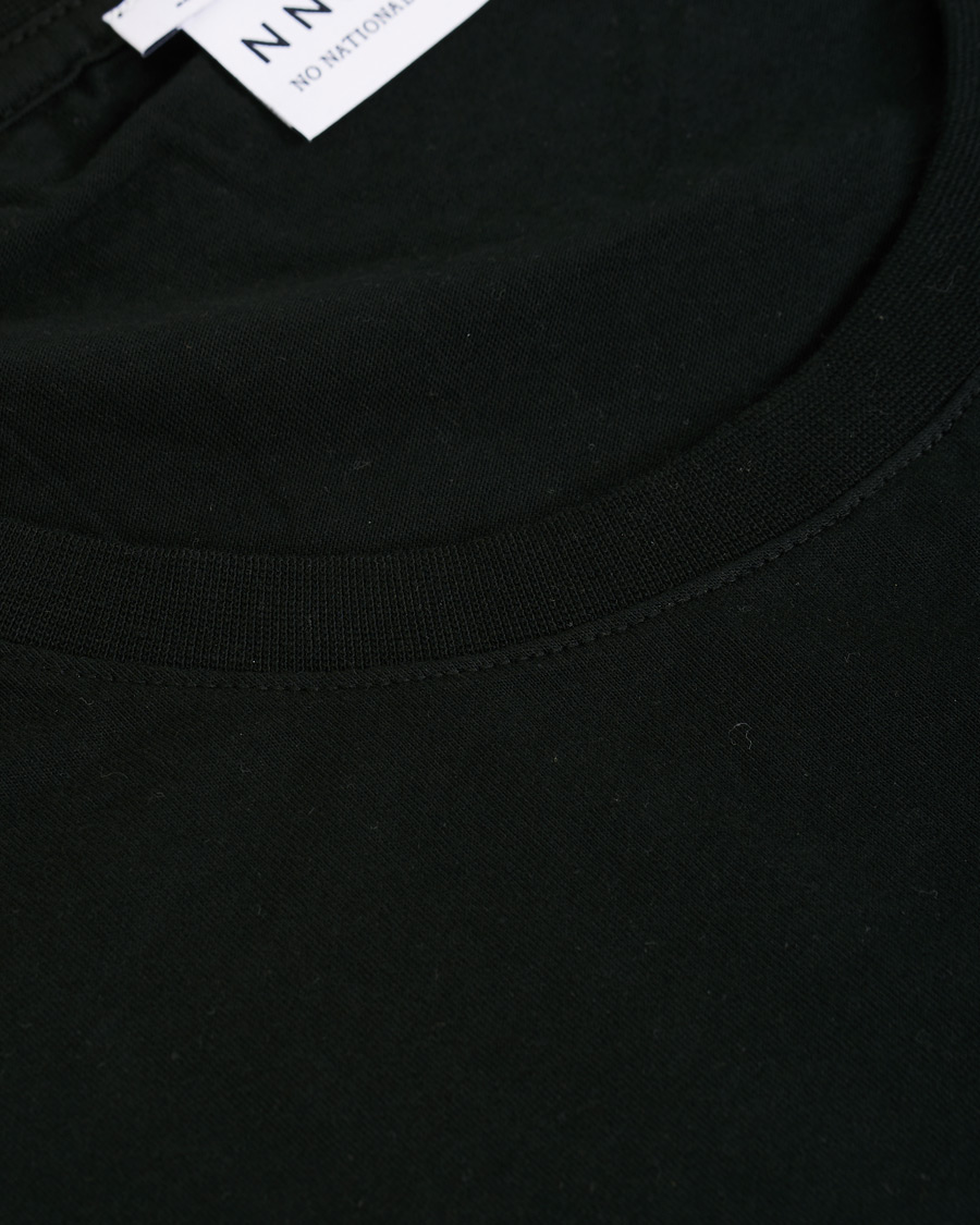 Heren | T-shirts | NN07 | Ethan Printed Crew Neck Tee Black