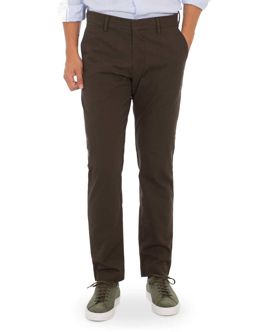 Heren | Broeken | NN07 | Theo Regular Fit Stretch Chinos Brown