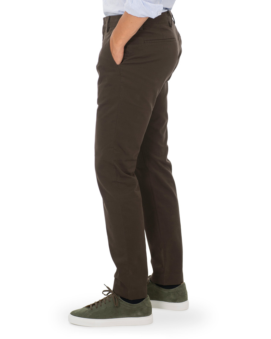 Heren | Broeken | NN07 | Theo Regular Fit Stretch Chinos Brown