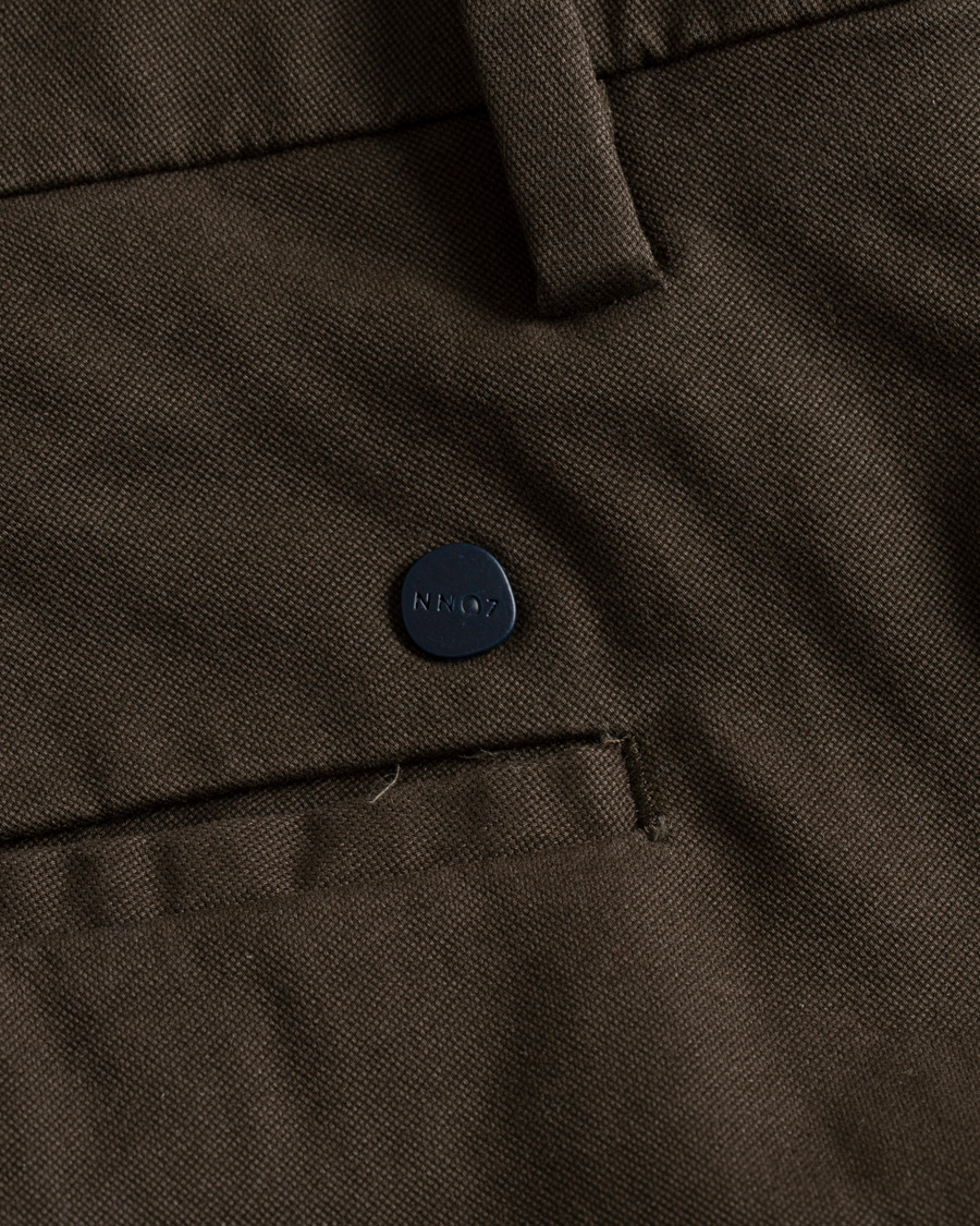Heren | Broeken | NN07 | Theo Regular Fit Stretch Chinos Brown