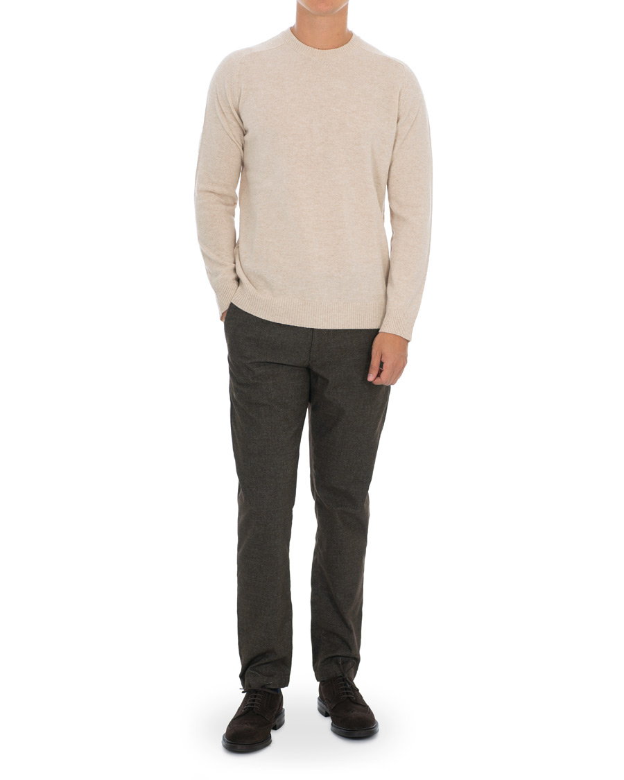 Heren | Broeken | NN07 | Karl Regular Fit Structure Stretch Chinos Brown