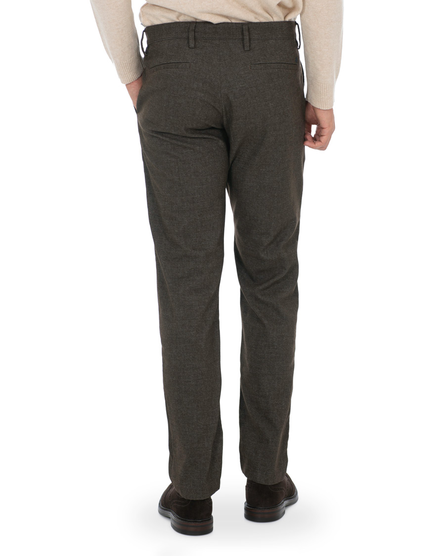 Heren | Broeken | NN07 | Karl Regular Fit Structure Stretch Chinos Brown
