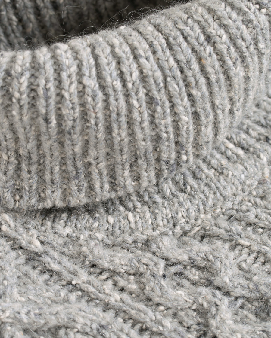 Heren | Truien | NN07 | Bert Cable Rollneck Grey