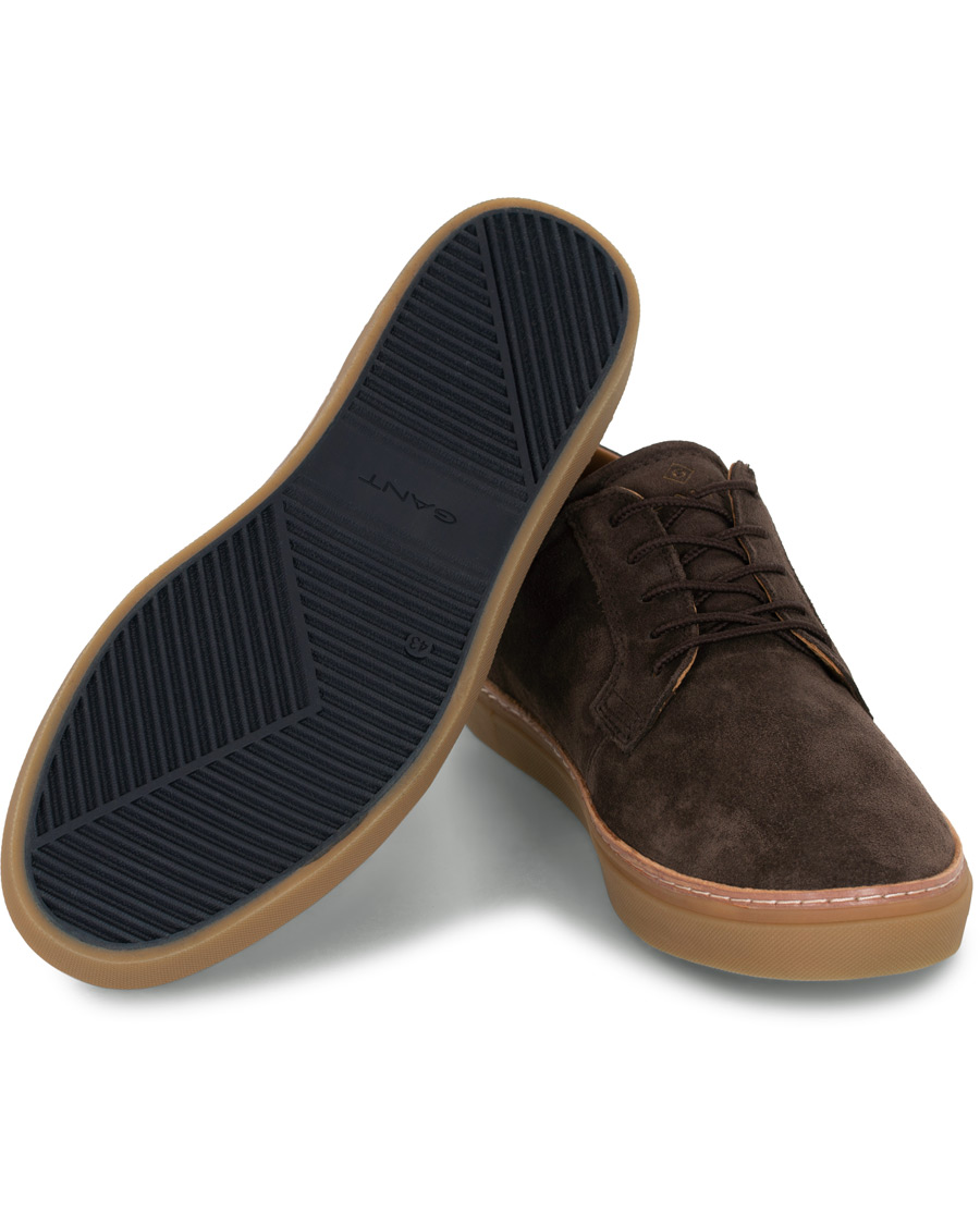 Heren | GANT Bari Sneaker Dark Brown Suede | GANT | Bari Sneaker Dark Brown Suede