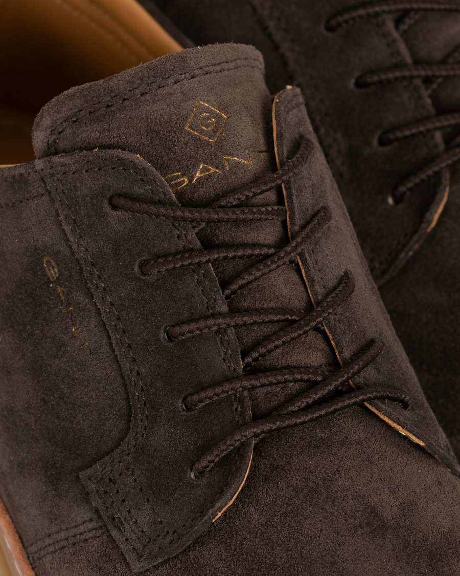Heren | GANT Bari Sneaker Dark Brown Suede | GANT | Bari Sneaker Dark Brown Suede