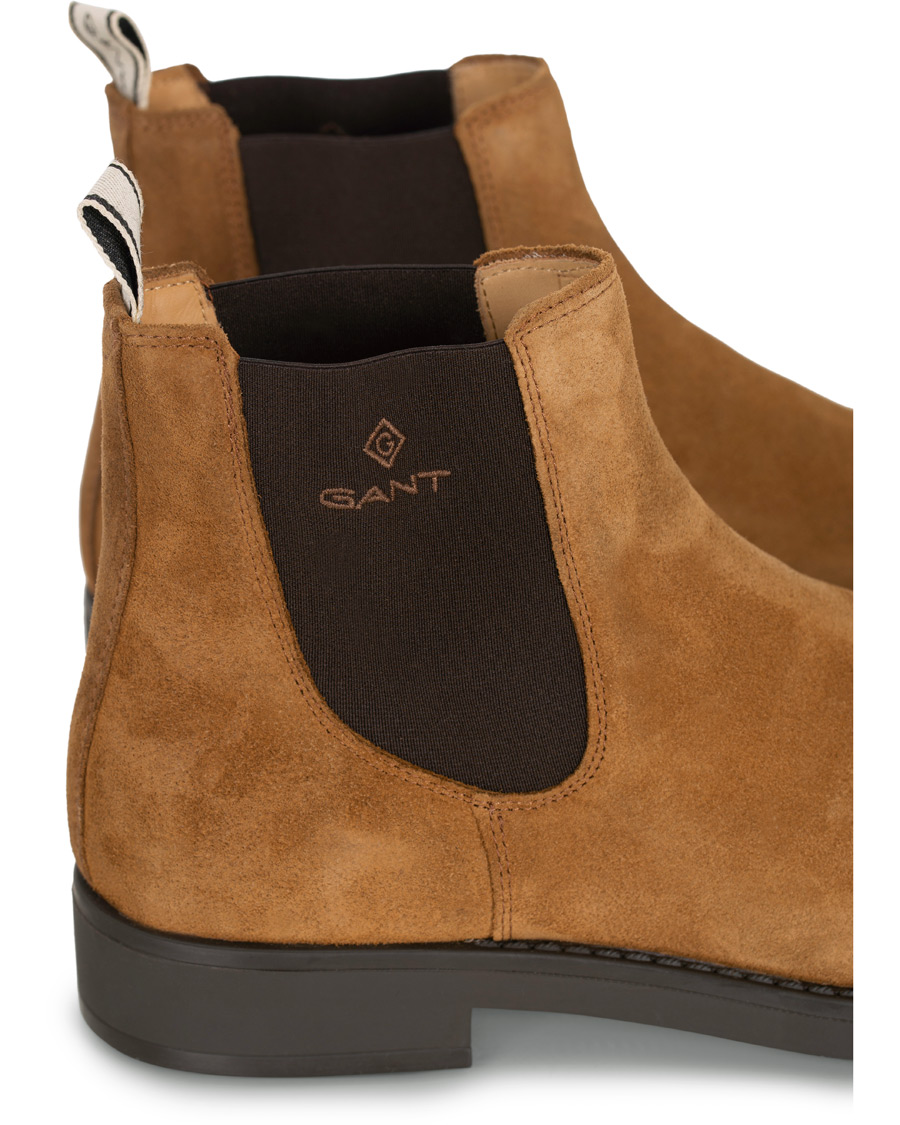 Heren | GANT Oscar Chelsea Boot Cognac Suede | GANT | Oscar Chelsea Boot Cognac Suede