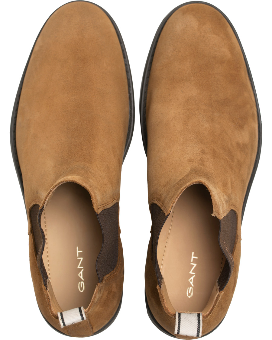 Heren | GANT Oscar Chelsea Boot Cognac Suede | GANT | Oscar Chelsea Boot Cognac Suede