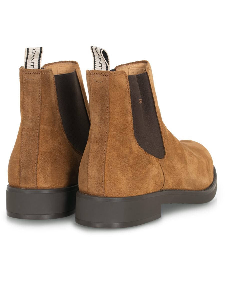 Heren | GANT Oscar Chelsea Boot Cognac Suede | GANT | Oscar Chelsea Boot Cognac Suede