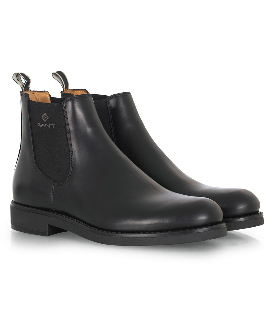 Heren | GANT Oscar Chelsea Boot Black Calf | GANT | Oscar Chelsea Boot Black Calf