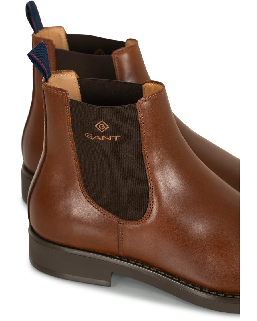 Heren | GANT Oscar Chelsea Boot Cognac Calf | GANT | Oscar Chelsea Boot Cognac Calf