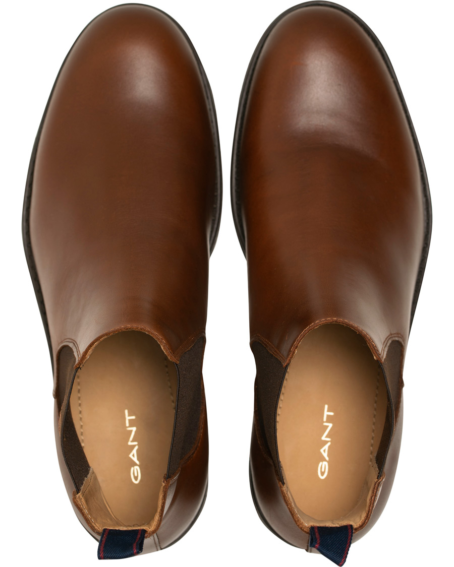Heren | GANT Oscar Chelsea Boot Cognac Calf | GANT | Oscar Chelsea Boot Cognac Calf
