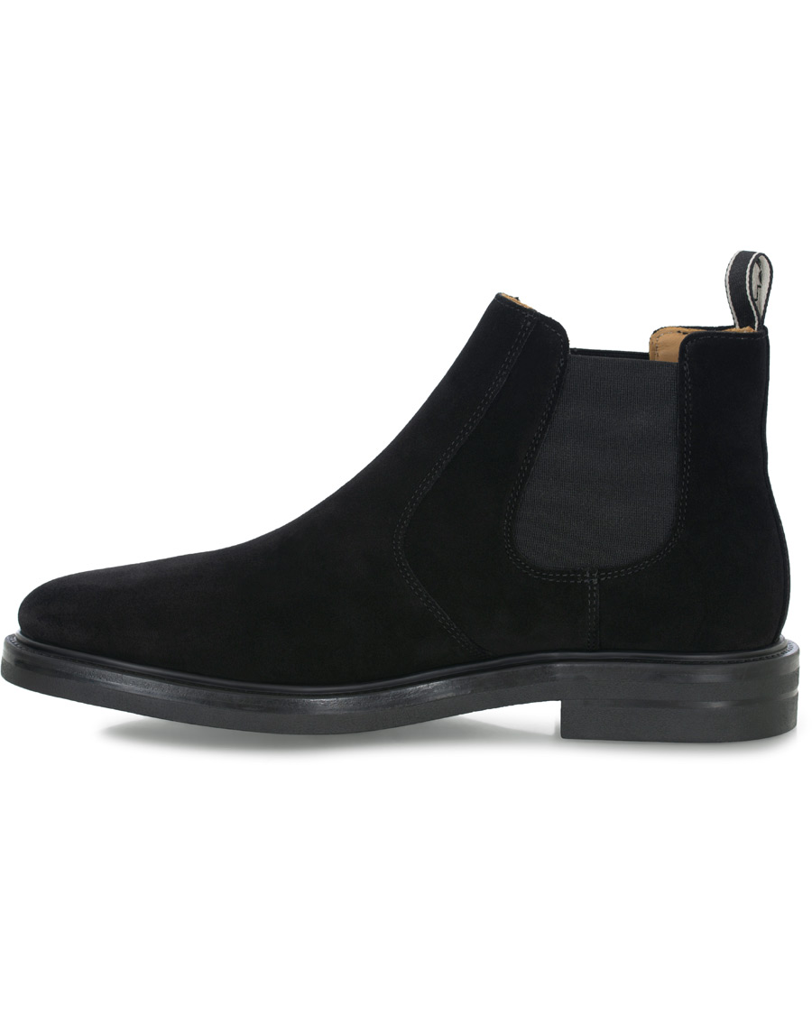 Heren | GANT Fargo Chelsea Boot Black Suede | GANT | Fargo Chelsea Boot Black Suede