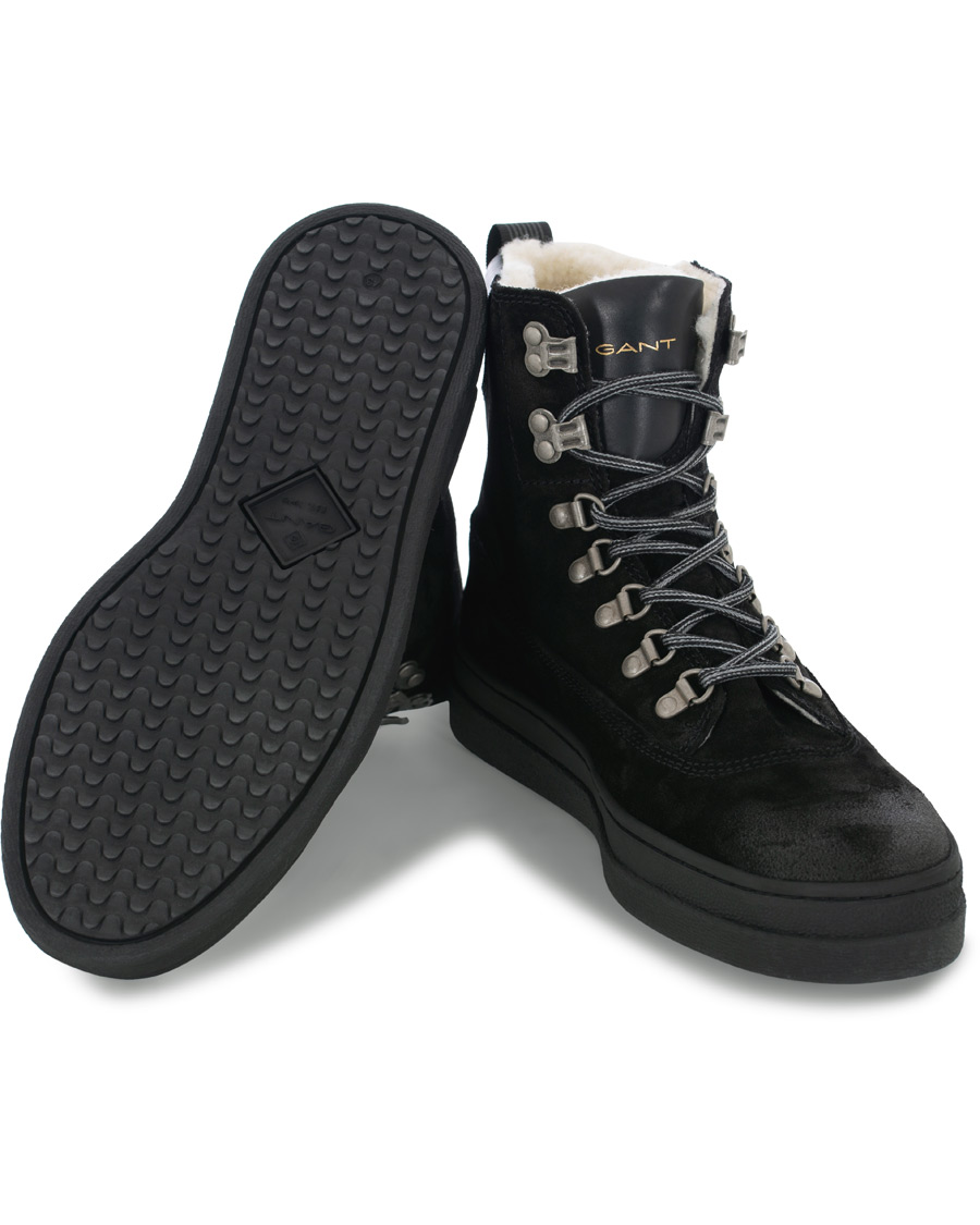Heren | GANT Creek Wool Lined Boot Black Suede | GANT | Creek Wool Lined Boot Black Suede