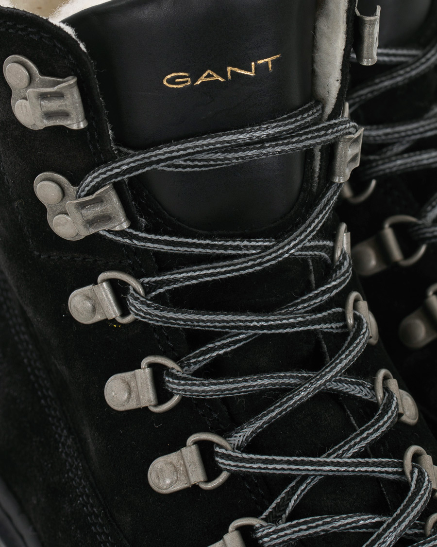 Heren | GANT Creek Wool Lined Boot Black Suede | GANT | Creek Wool Lined Boot Black Suede