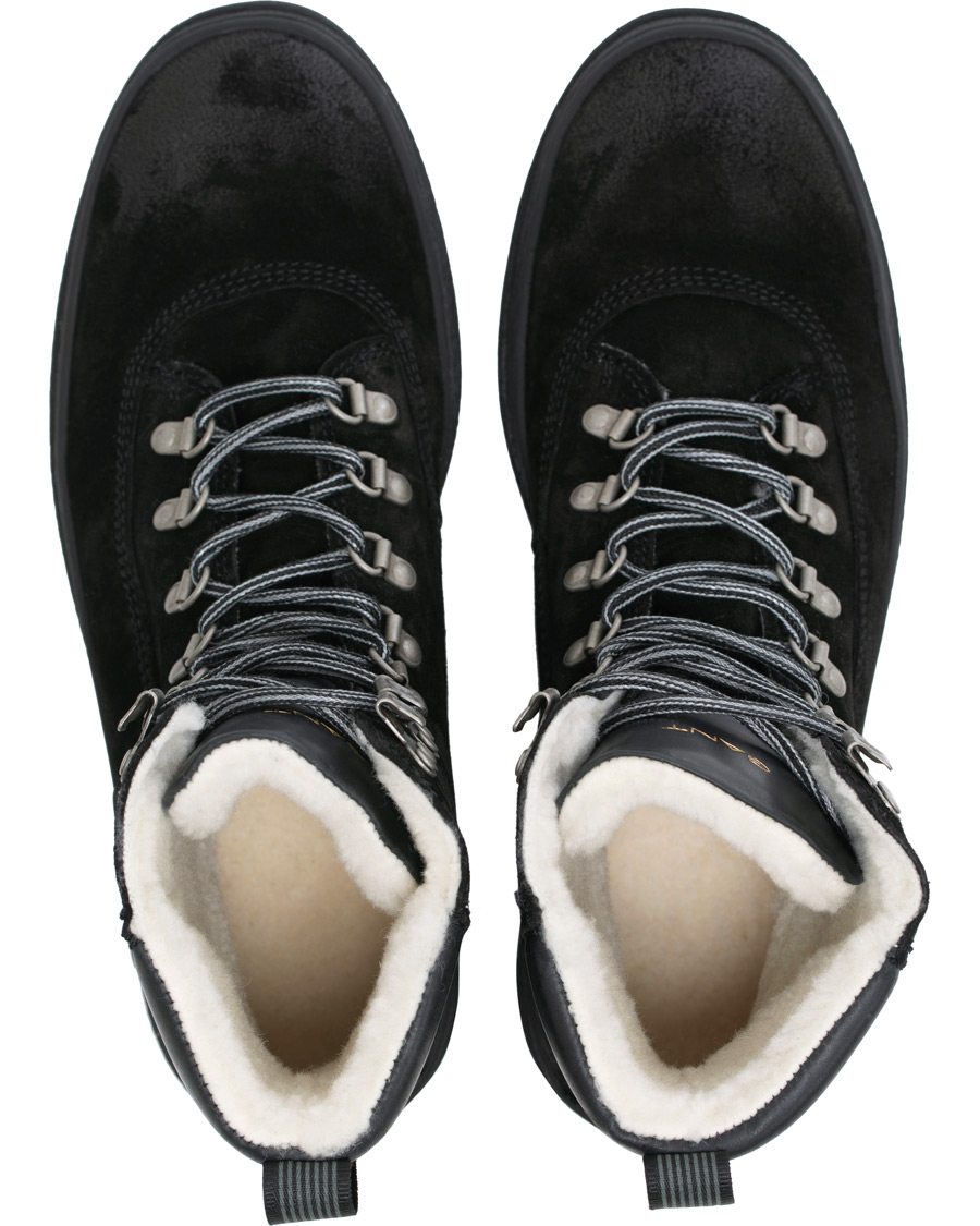 Heren | GANT Creek Wool Lined Boot Black Suede | GANT | Creek Wool Lined Boot Black Suede