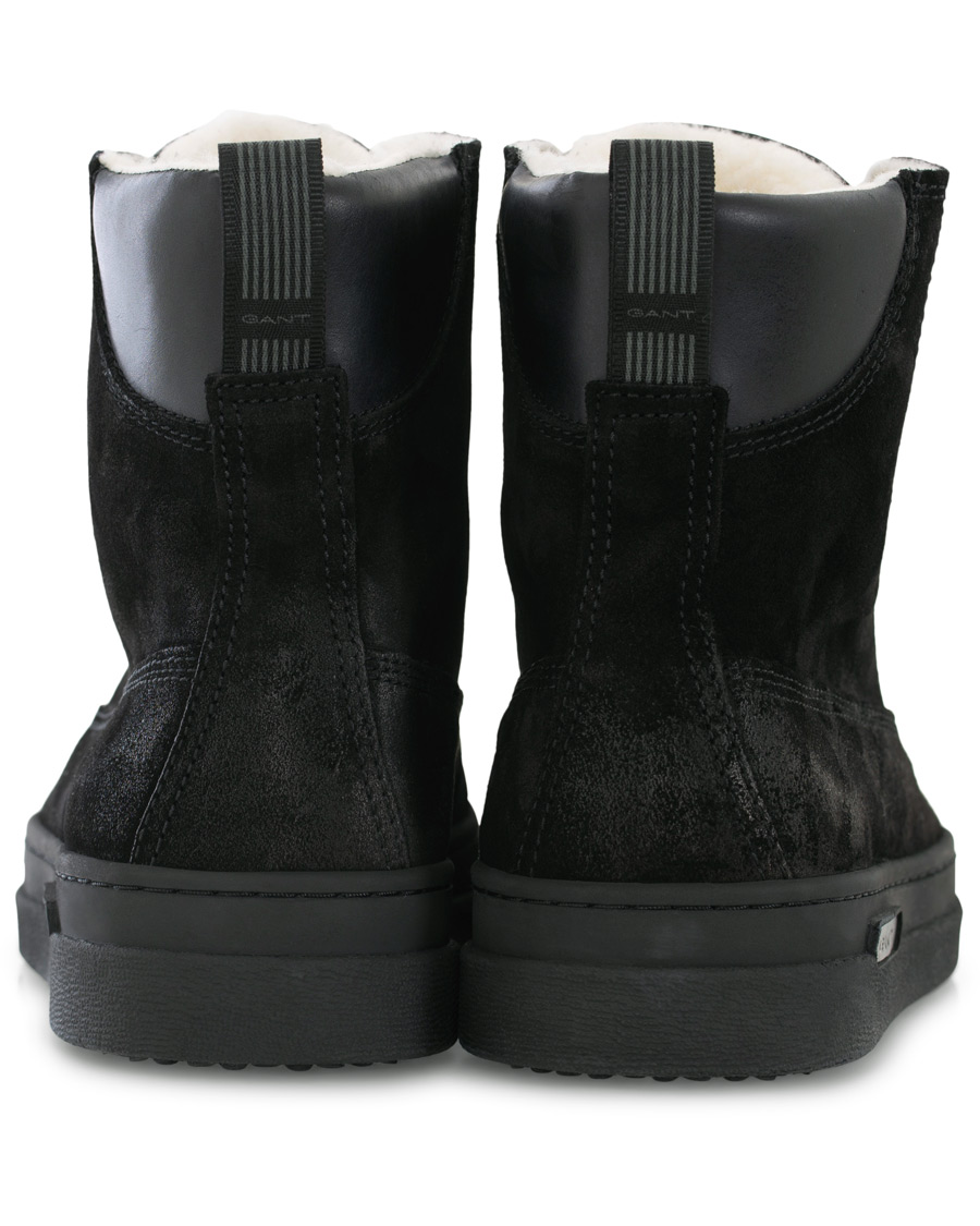Heren | GANT Creek Wool Lined Boot Black Suede | GANT | Creek Wool Lined Boot Black Suede