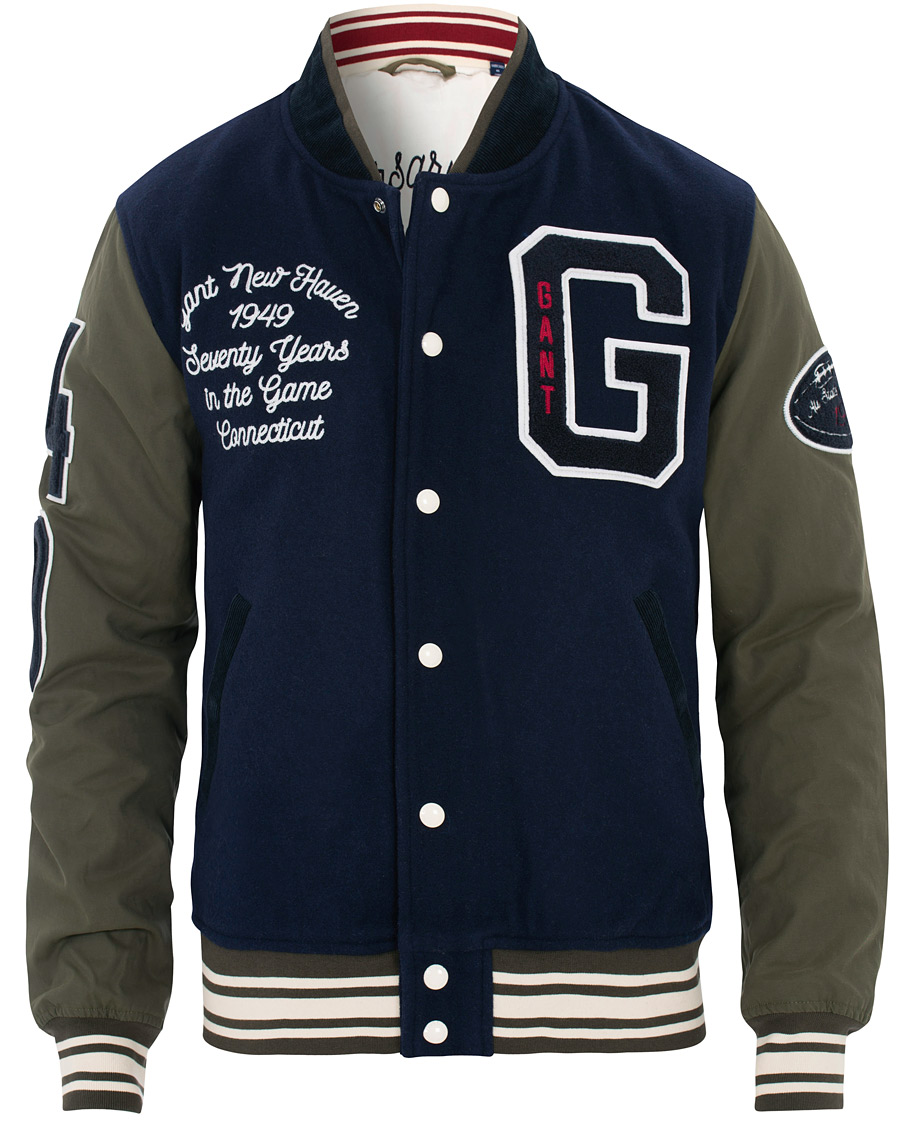 Heren | Jassen | GANT | Varsity Jacket Marine