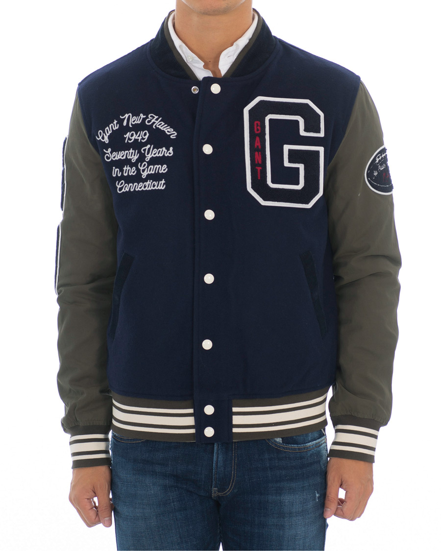 Heren | Jassen | GANT | Varsity Jacket Marine