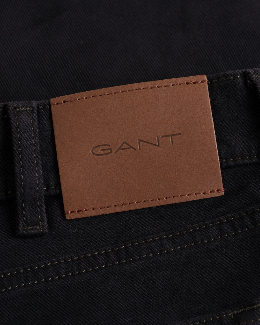 Heren | Broeken | GANT | Regular Fit Soft Twill Jeans Java Brown