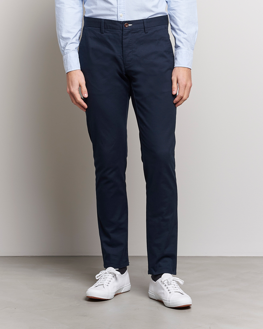 Heren | Broeken | GANT | Slim Fit Tech Prep Chino Marine