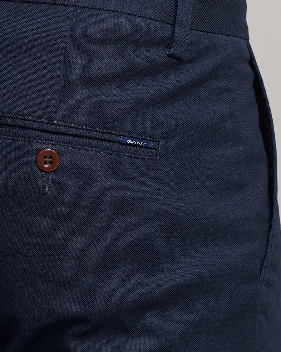 Heren | Broeken | GANT | Slim Fit Tech Prep Chino Marine