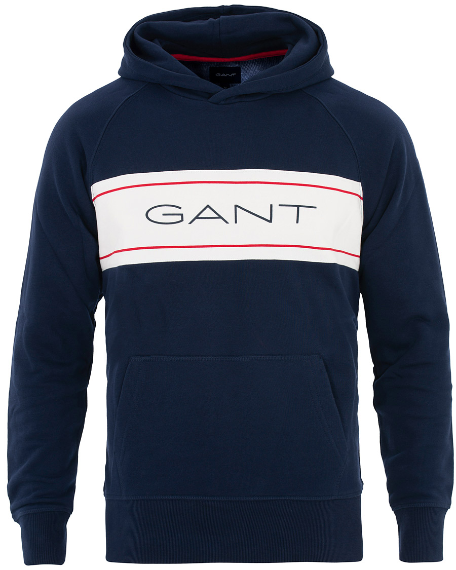 Heren | Truien | GANT | Archive Hoodie Evening Blue