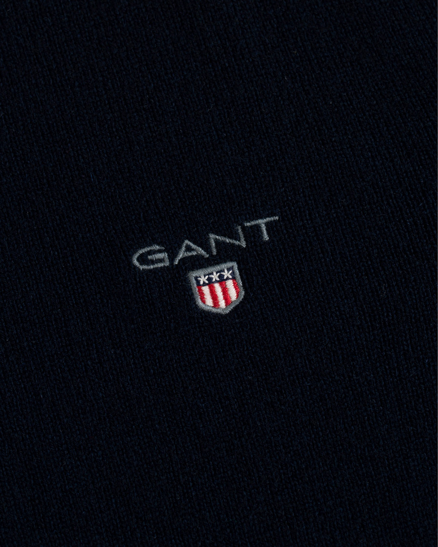 Heren | Truien | GANT | Lambswool Crew Neck Pullover Marine