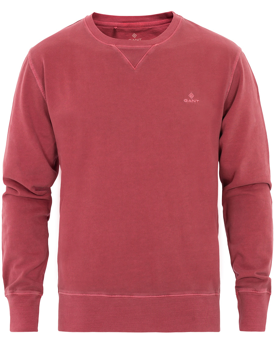 Heren | Truien | GANT | Winter Faded Crew Neck Sweatshirt Mahogany Red