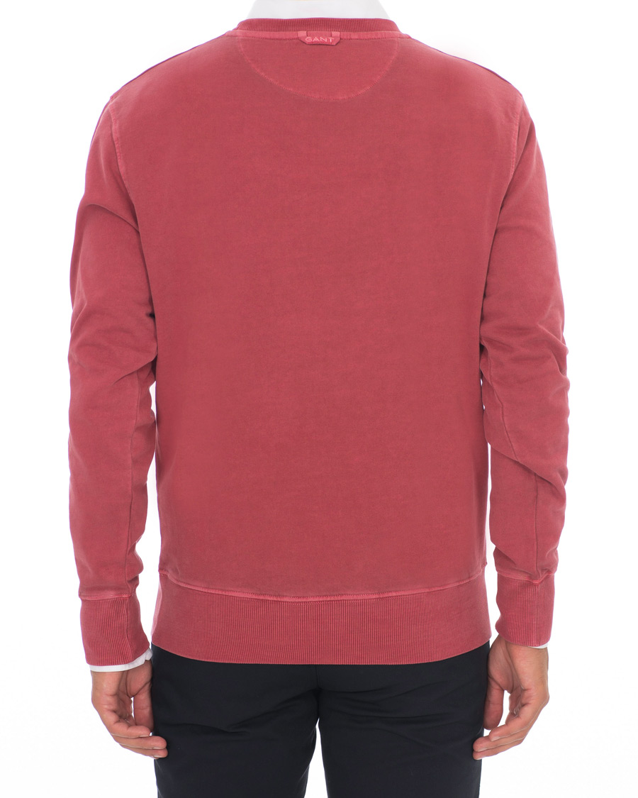 Heren | Truien | GANT | Winter Faded Crew Neck Sweatshirt Mahogany Red