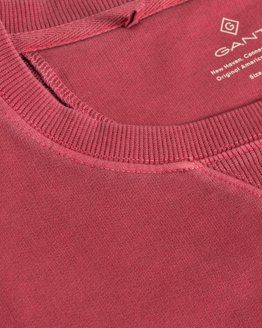 Heren | Truien | GANT | Winter Faded Crew Neck Sweatshirt Mahogany Red