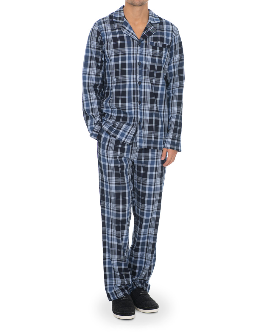 Heren | Pyjama's en gewaden | GANT | Check Pyjama Set Vintage Blue
