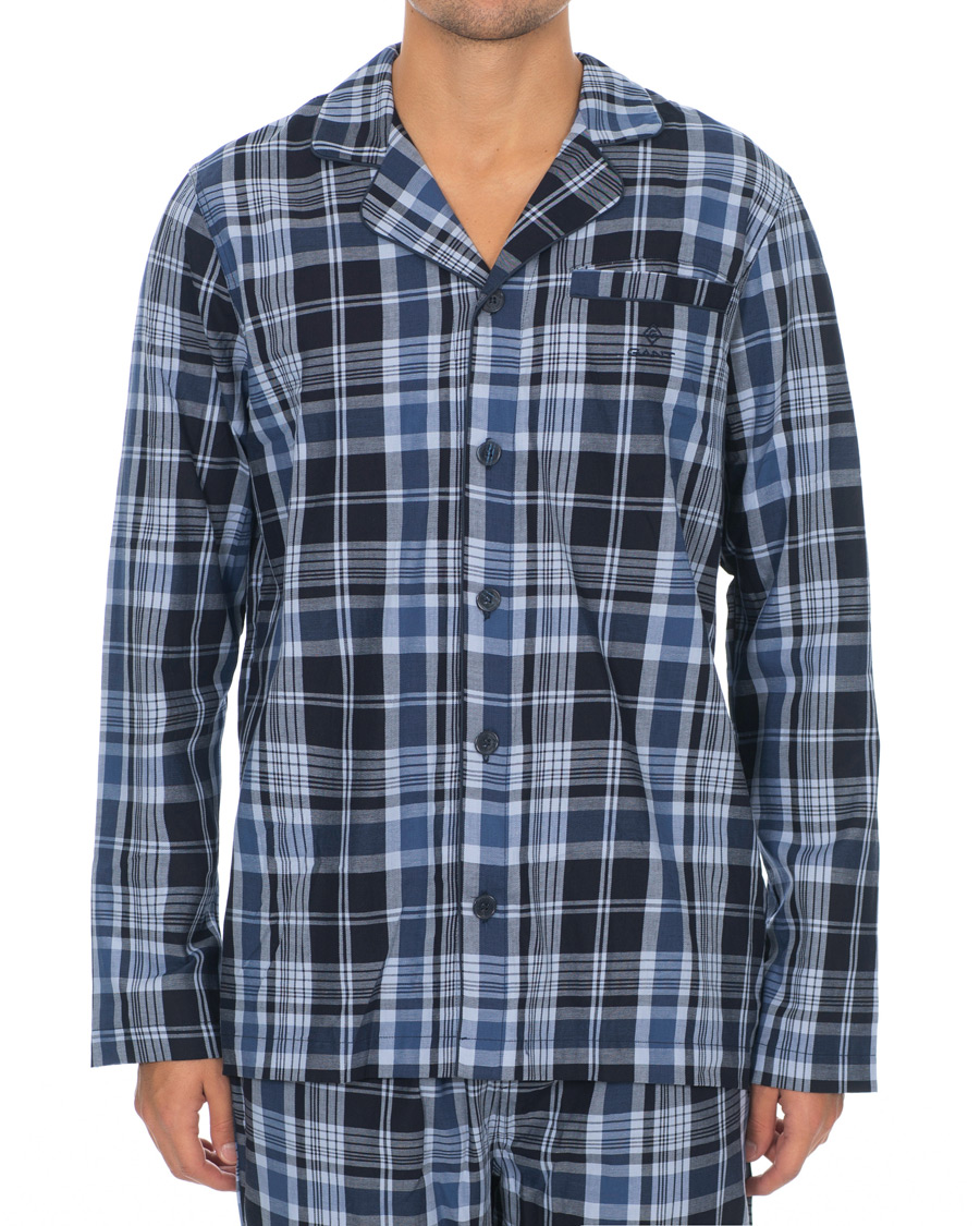 Heren | Pyjama's en gewaden | GANT | Check Pyjama Set Vintage Blue