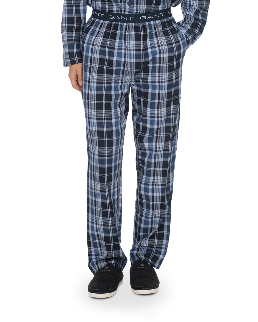 Heren | Pyjama's en gewaden | GANT | Check Pyjama Set Vintage Blue