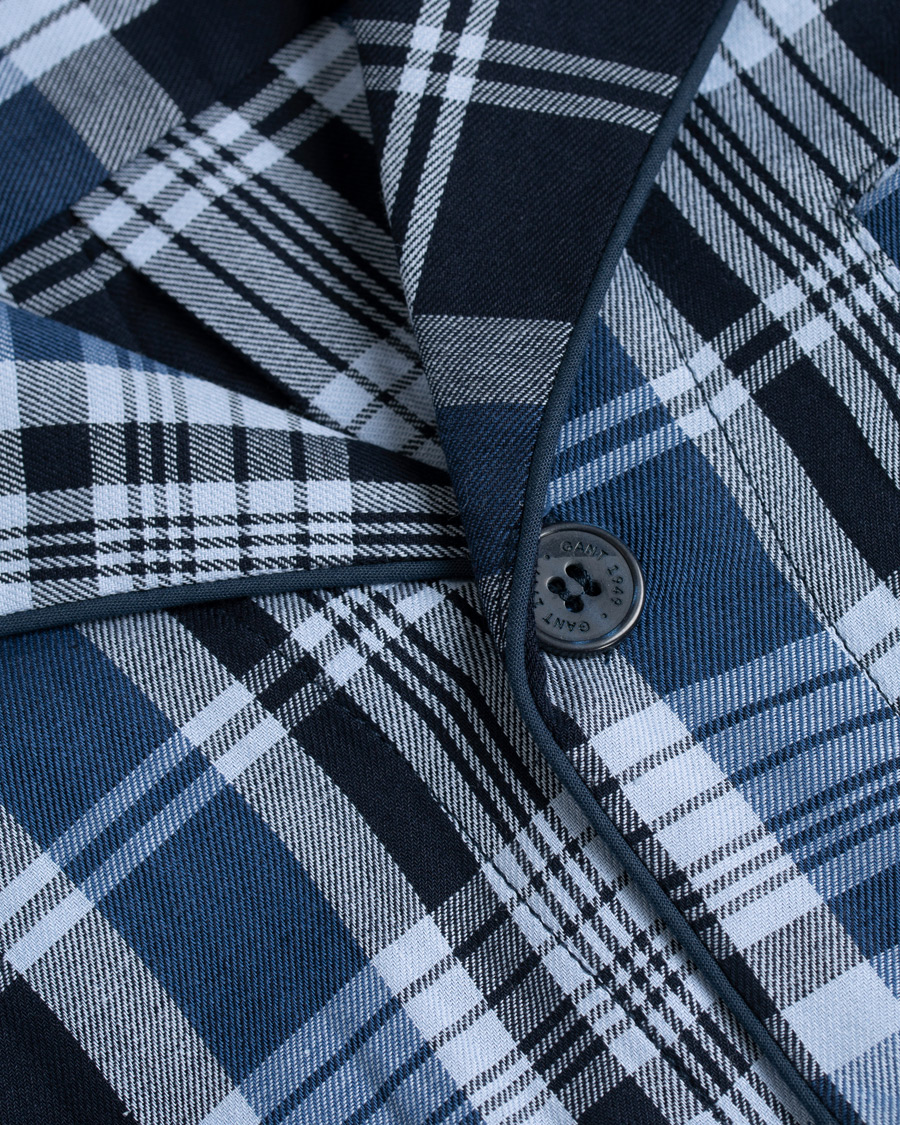 Heren | Pyjama's en gewaden | GANT | Check Pyjama Set Vintage Blue