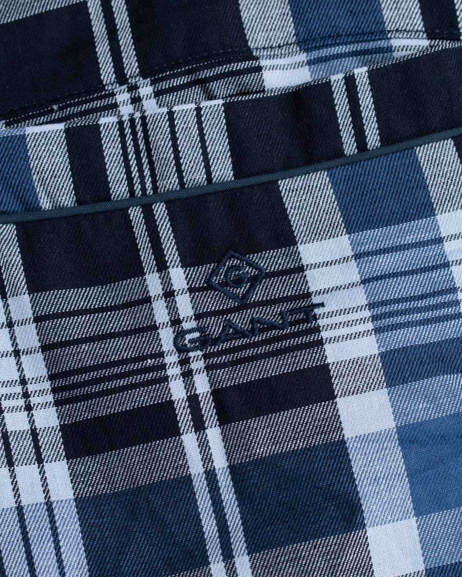 Heren | Pyjama's en gewaden | GANT | Check Pyjama Set Vintage Blue