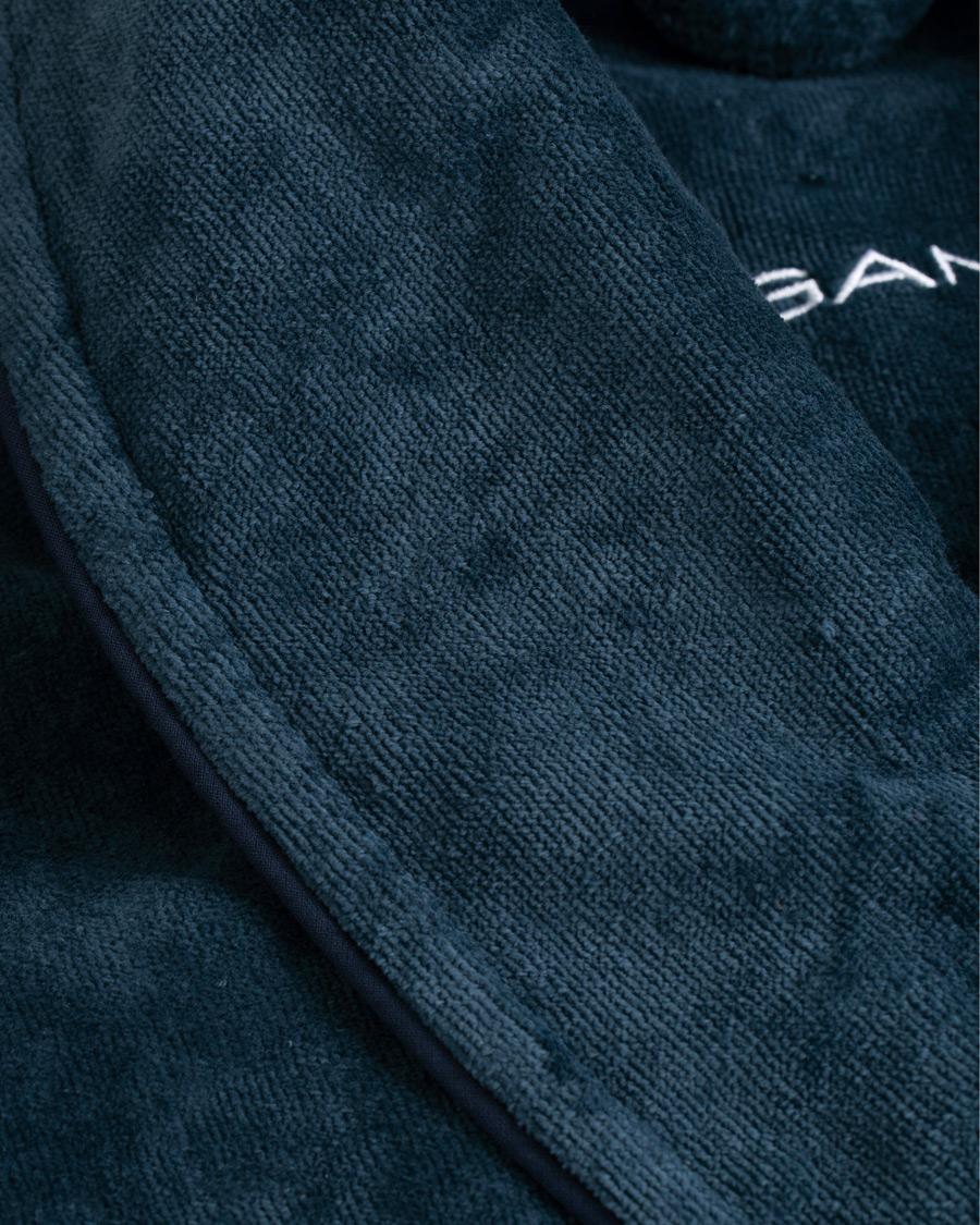 Heren | Pyjama's en gewaden | GANT | Premium Velour Robe Evening Blue