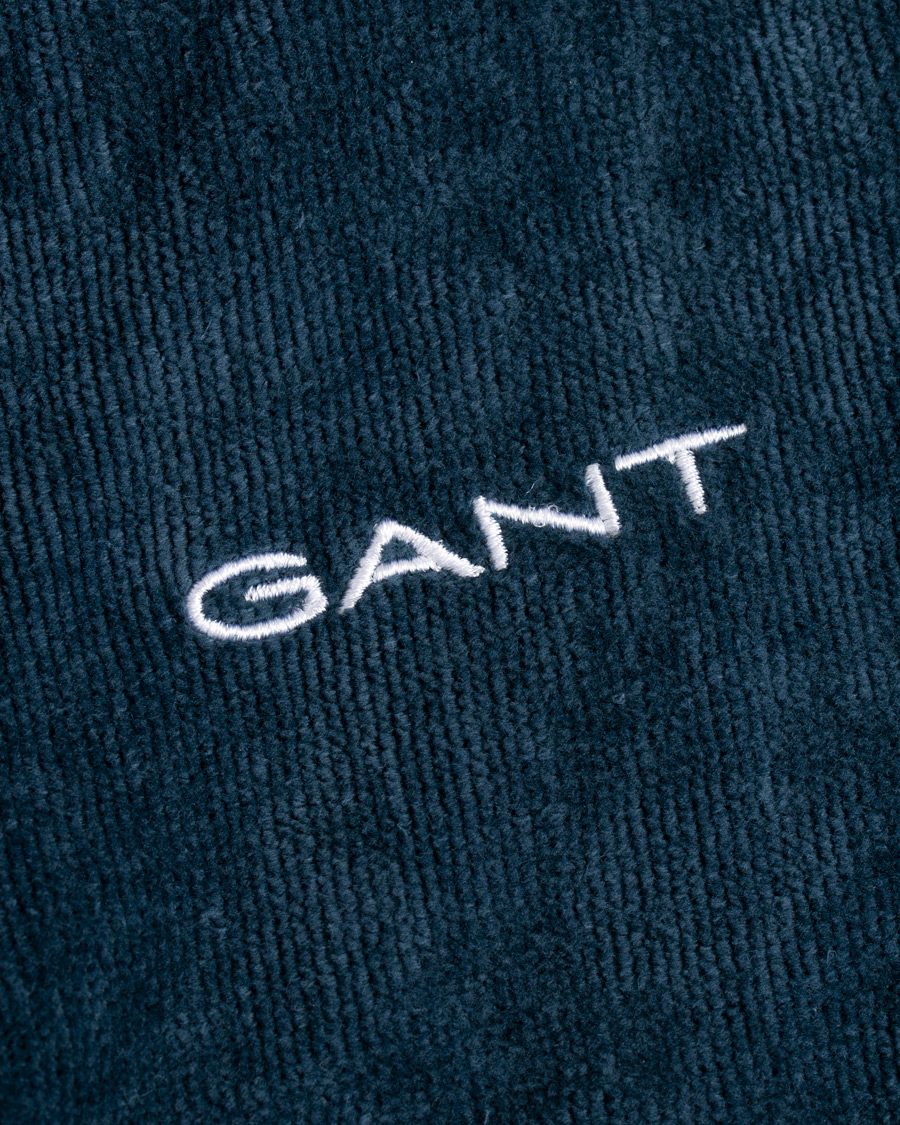 Heren | Pyjama's en gewaden | GANT | Premium Velour Robe Evening Blue