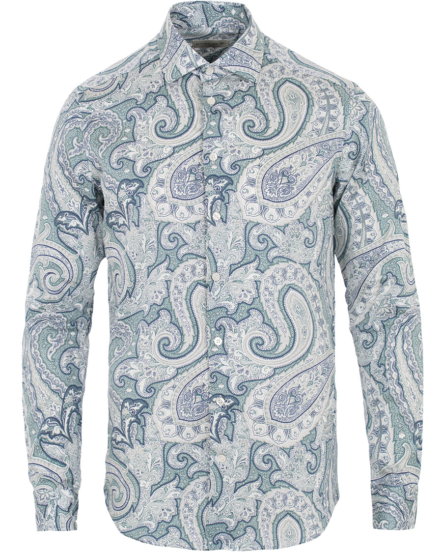 Heren | Overhemden | Etro | Mercurio Tonal Paisley Shirt White