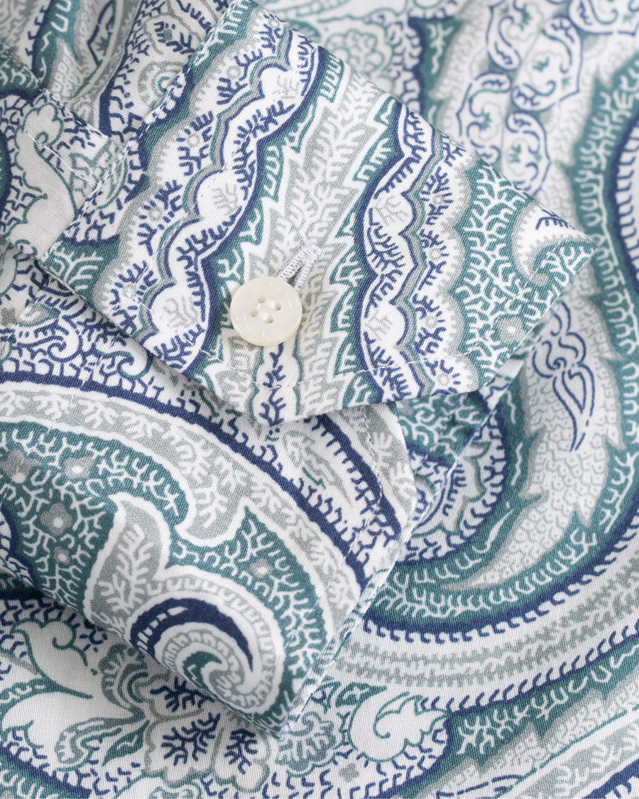 Heren | Overhemden | Etro | Mercurio Tonal Paisley Shirt White